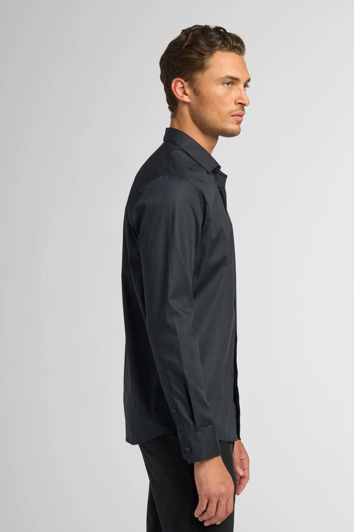 Long Sleeve Oxford Shirt | Cotton