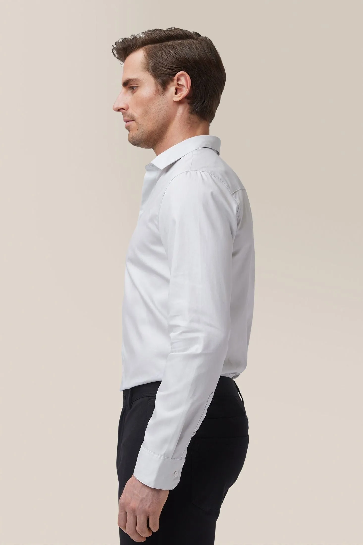 Long Sleeve Oxford Shirt | Cotton