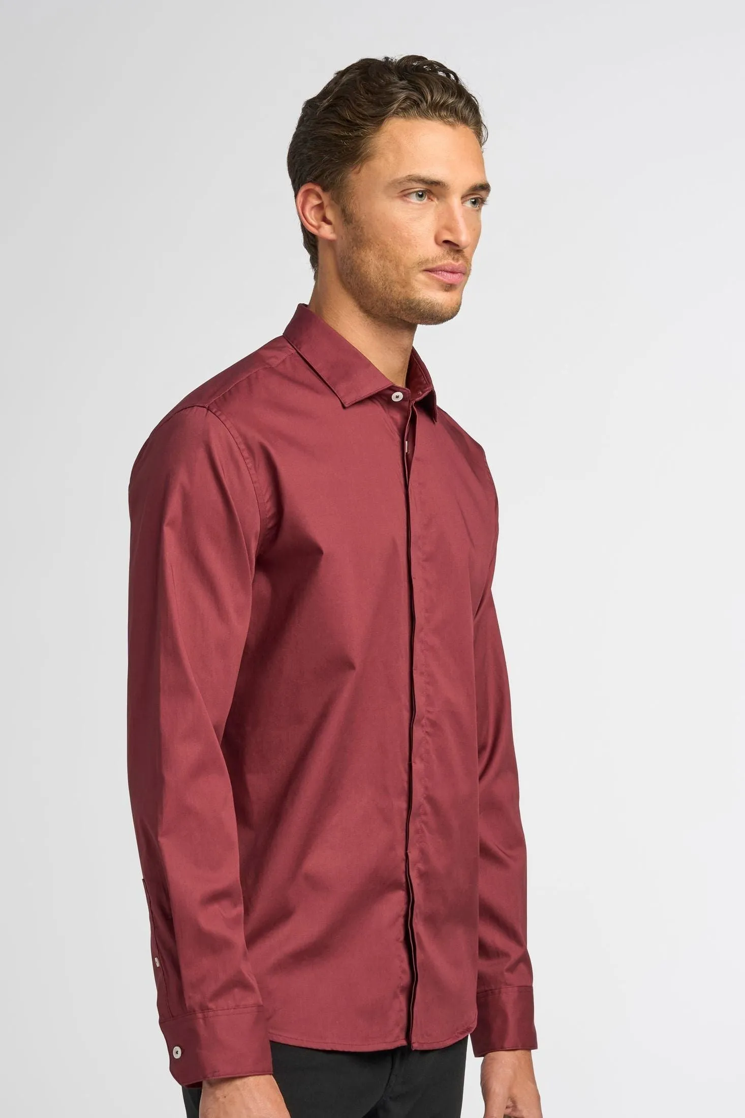 Long Sleeve Oxford Shirt | Cotton