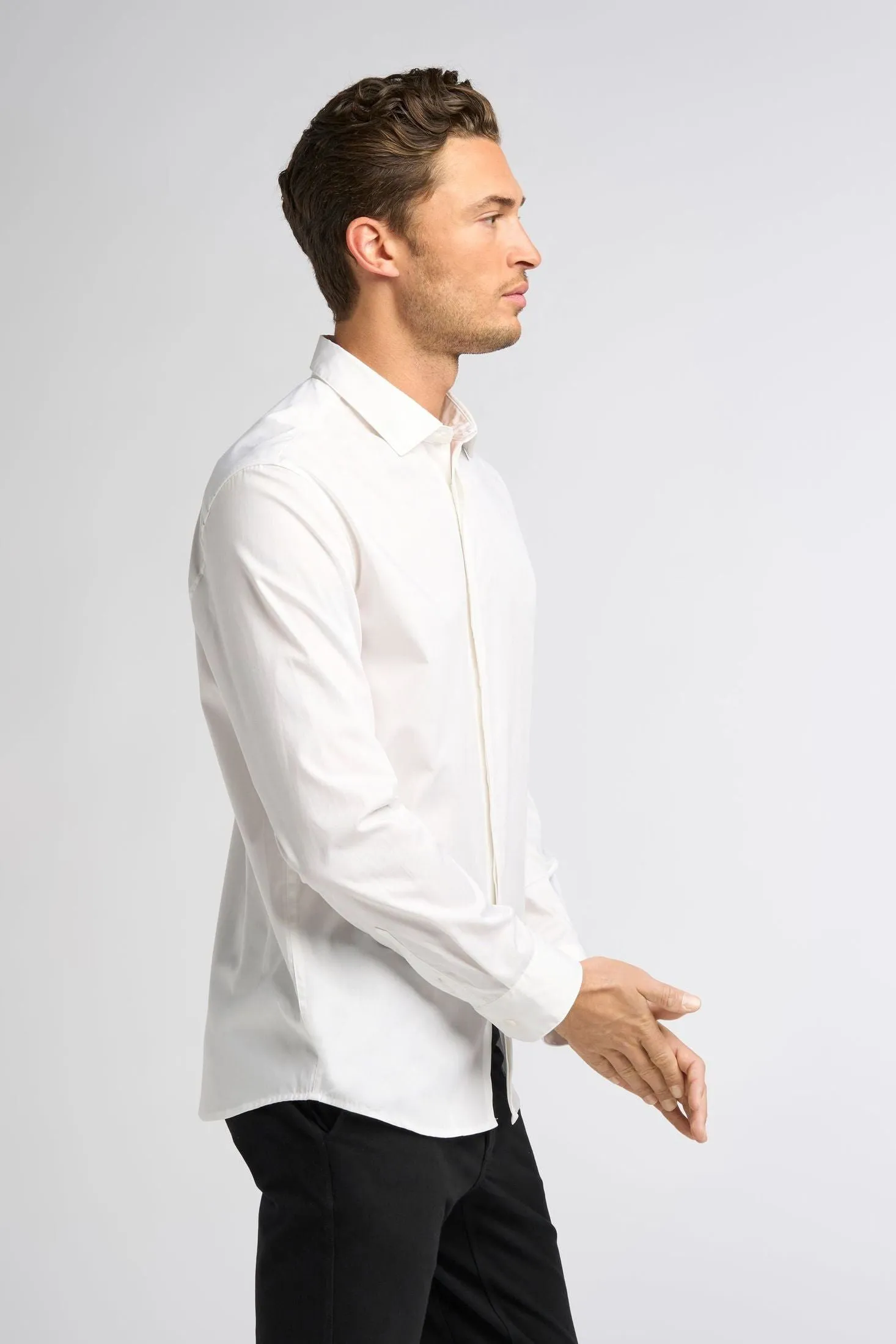 Long Sleeve Oxford Shirt | Cotton