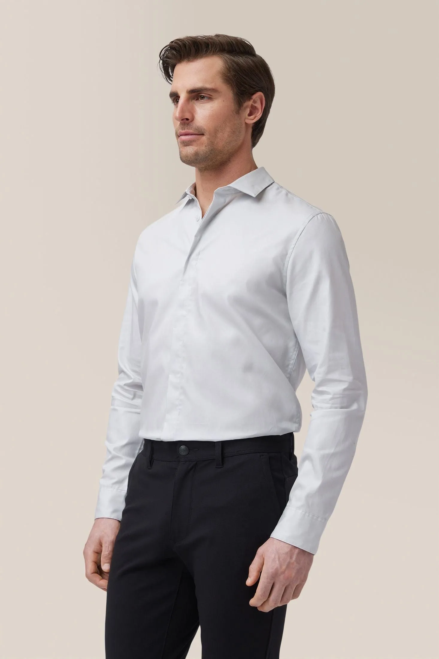 Long Sleeve Oxford Shirt | Cotton