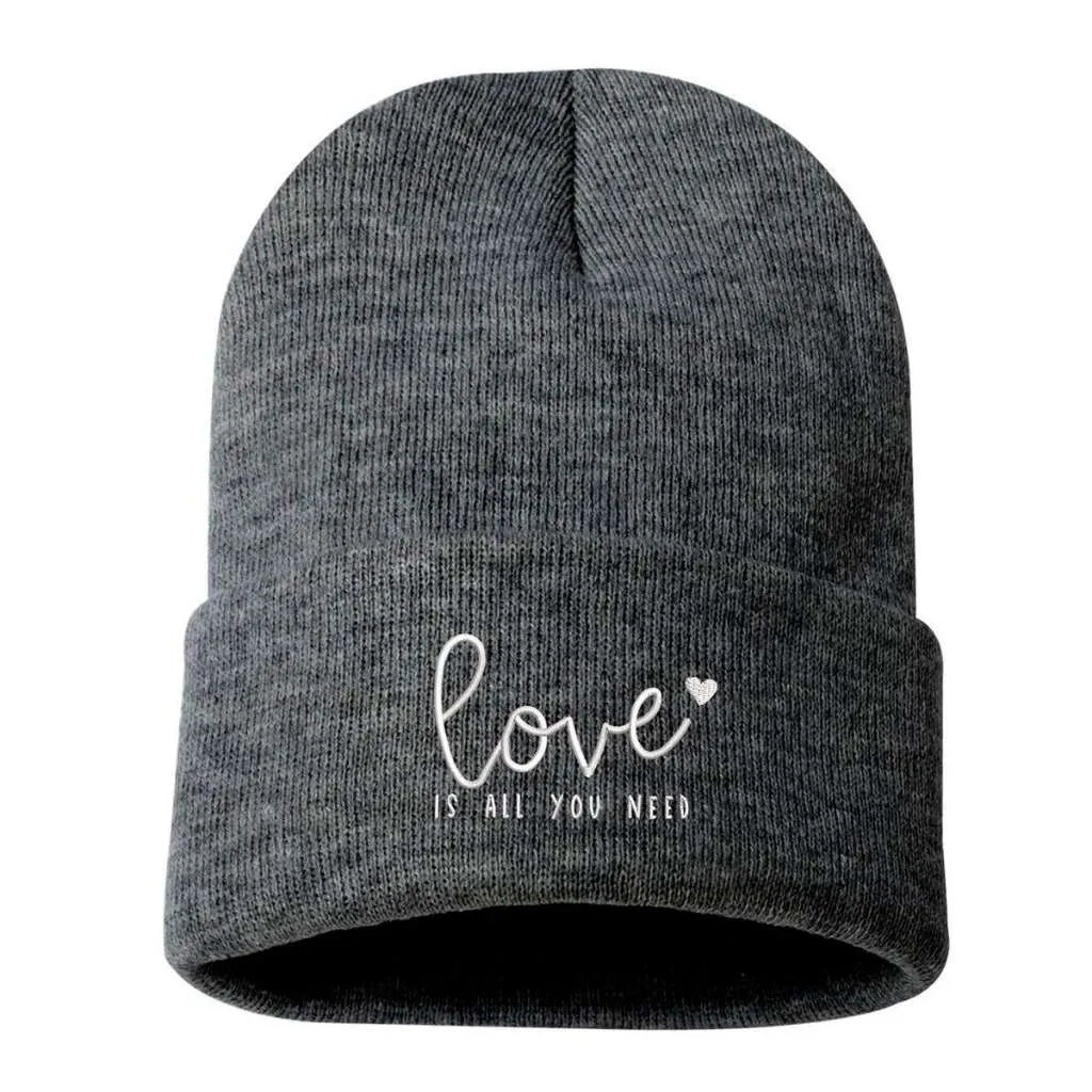 Love Is All You Need Cuffed Beanie