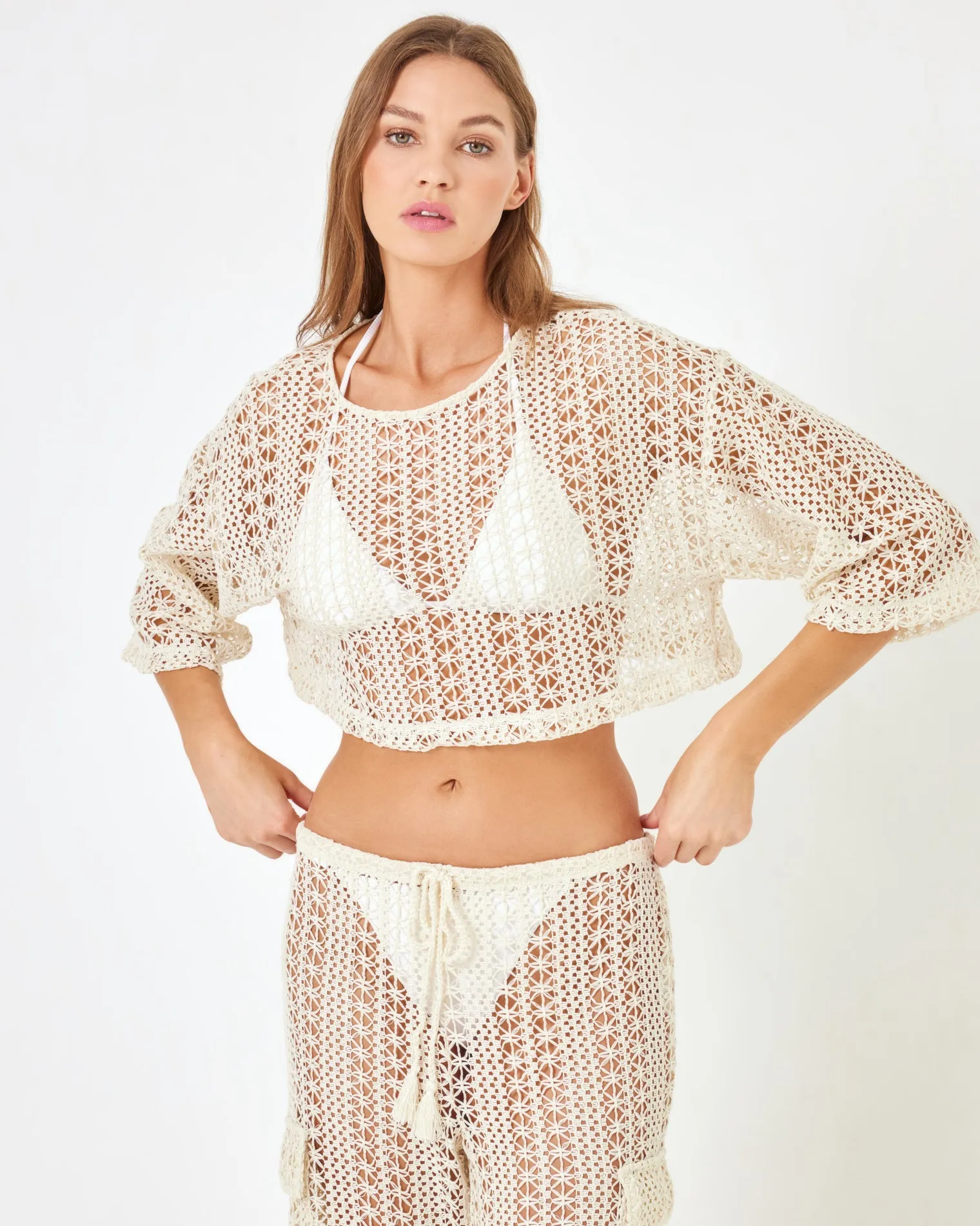 LSPACE X Anthropologie Gigi Top - Natural