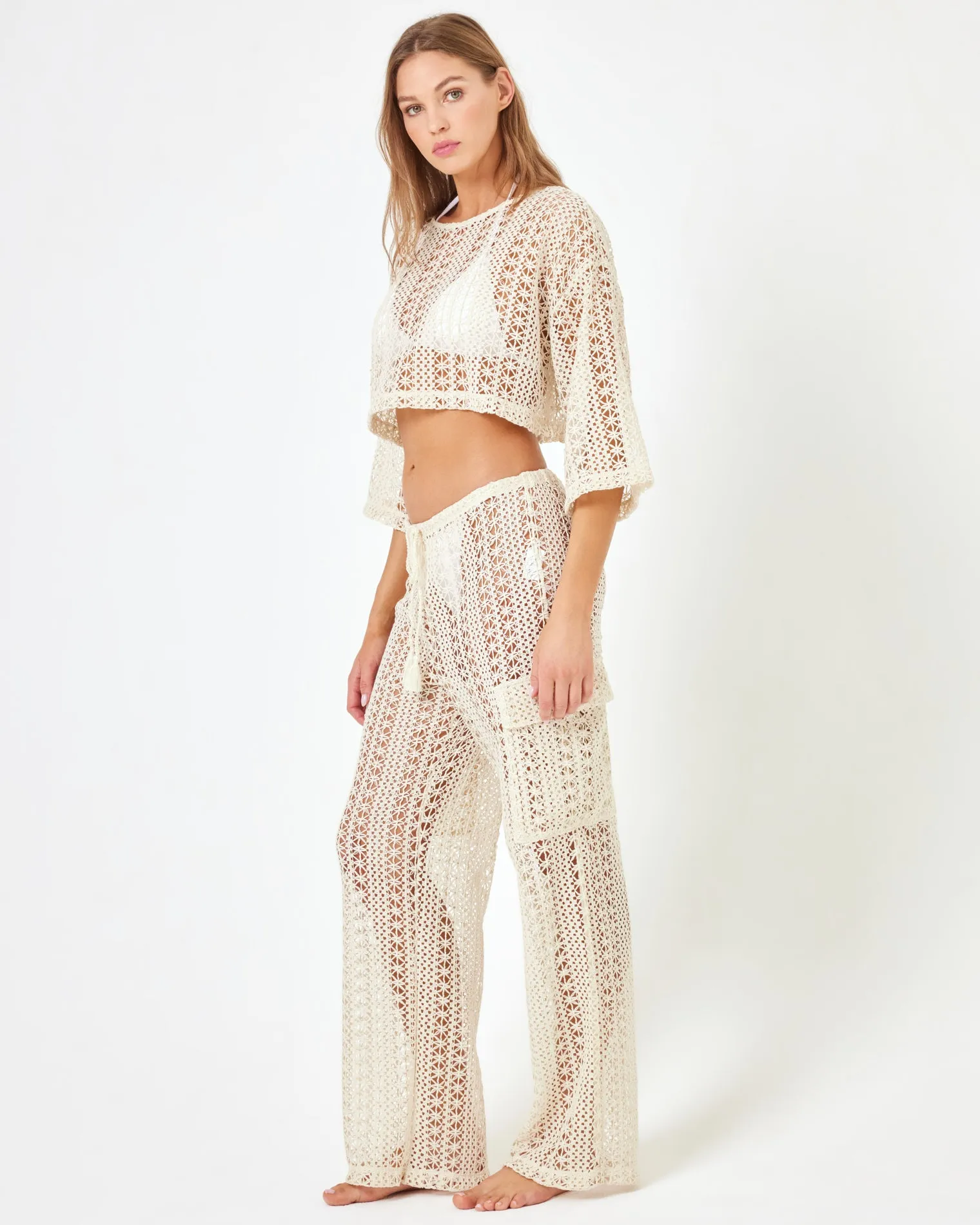 LSPACE X Anthropologie Gigi Top - Natural