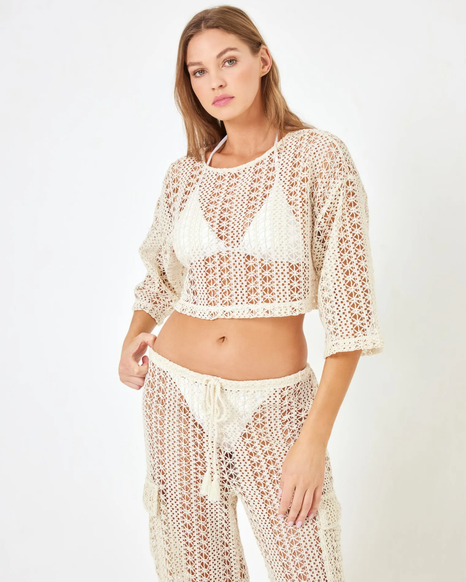 LSPACE X Anthropologie Gigi Top - Natural