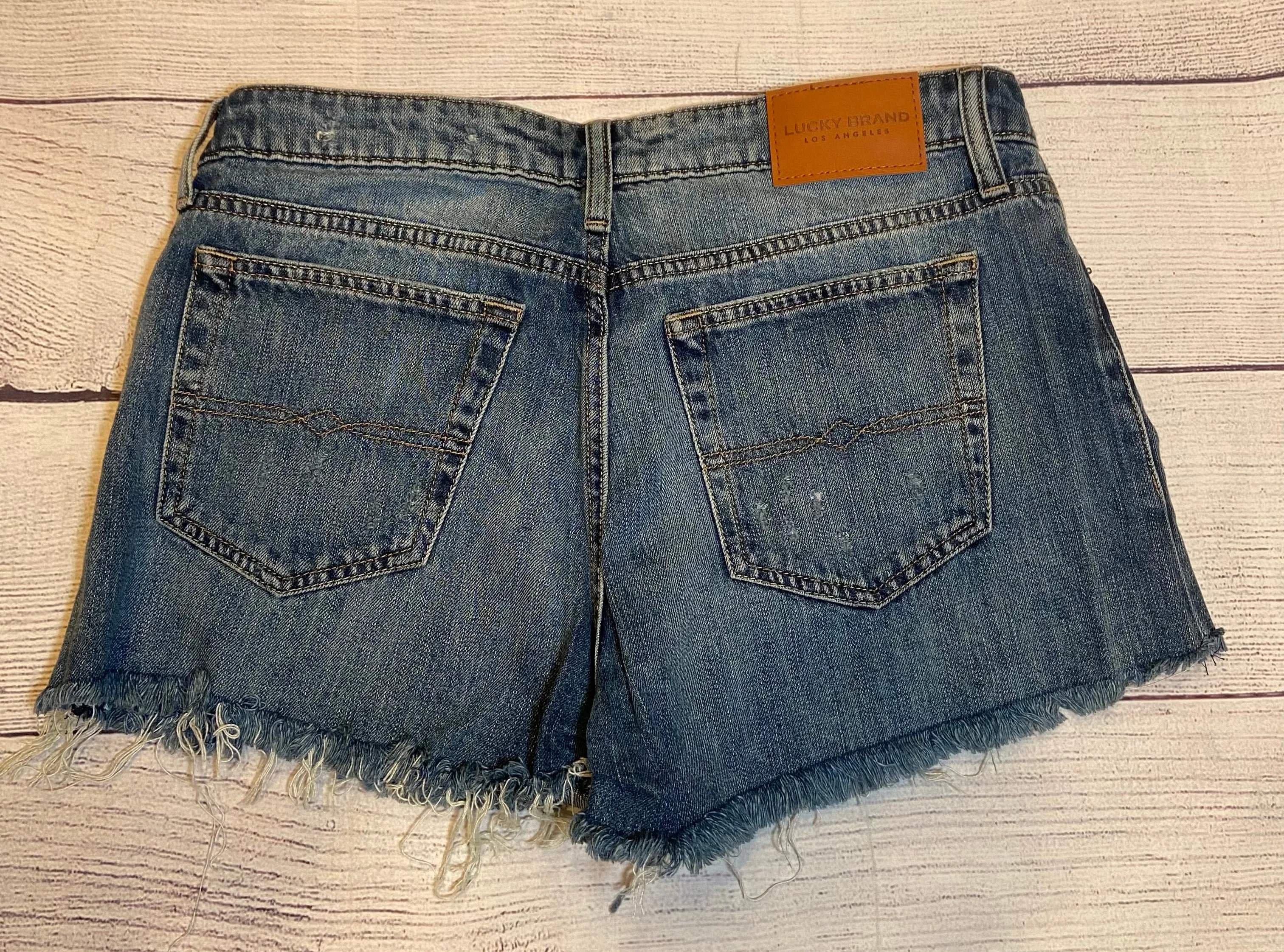 Lucky Brand "The Cut Off" Jean Shorts Women size 8 (29")