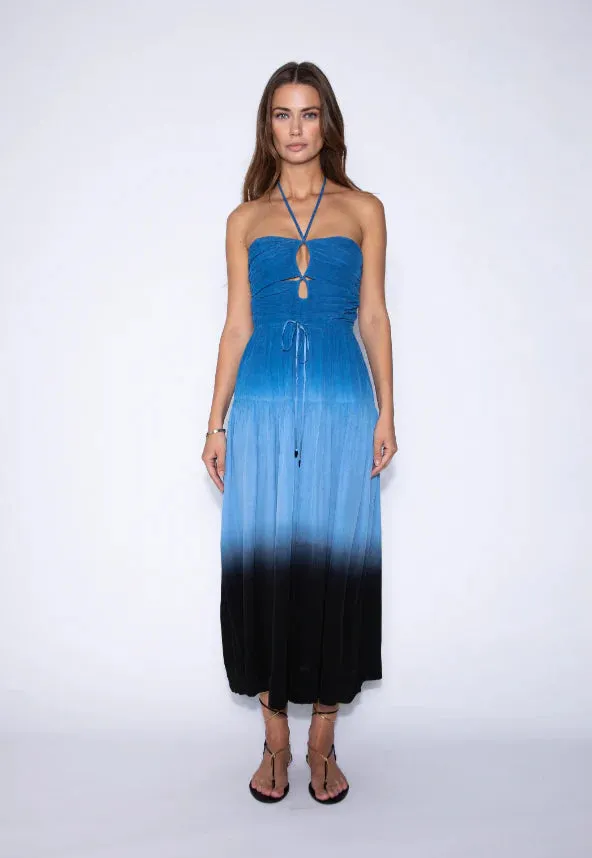 Malwa Ombre Midi Dress