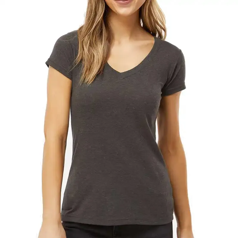 M&O Women's Deluxe V-Neck Tee