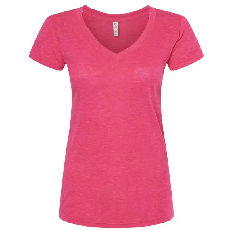 M&O Women's Deluxe V-Neck Tee