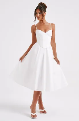 Mariella Midi Dress - Ivory