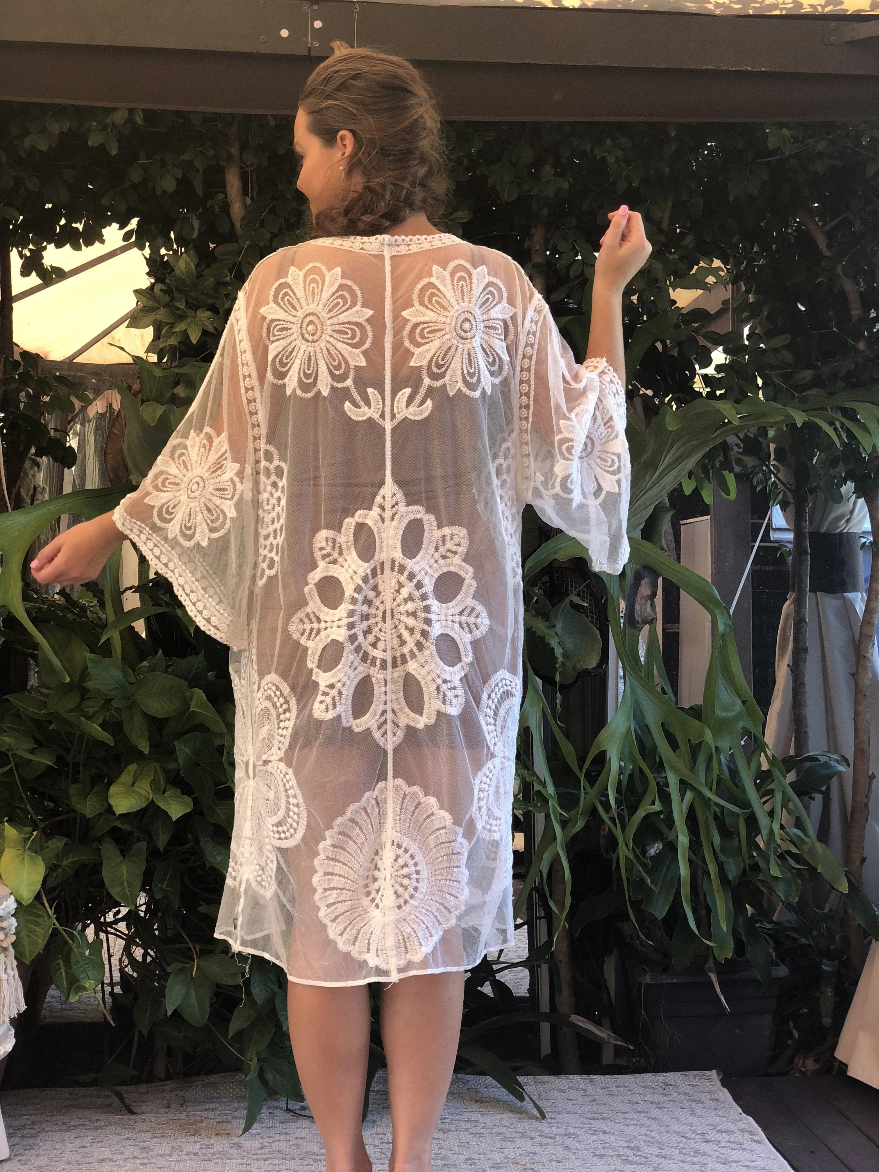 Maternity Lace Kimono