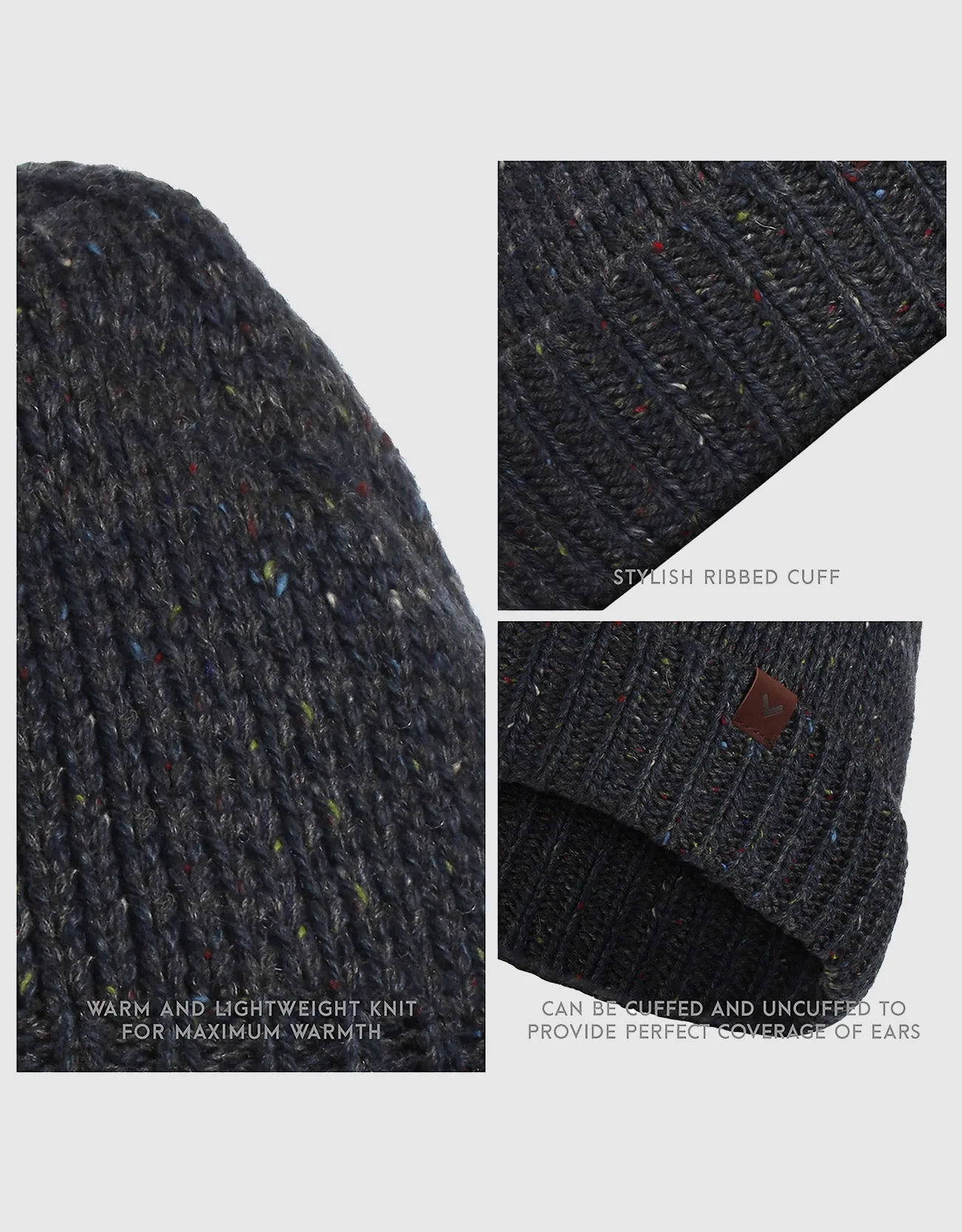 Men's Knit Beanie Winter Hat