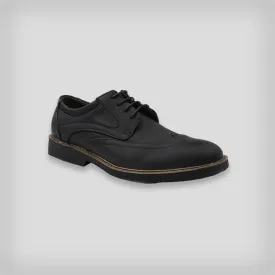 Men's Wingtip Oxford Faux Leather Shoes - FINAL SALE