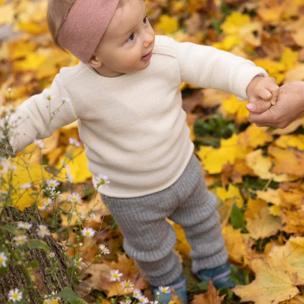 Merino Baby Jumper - Natural (0-18m)