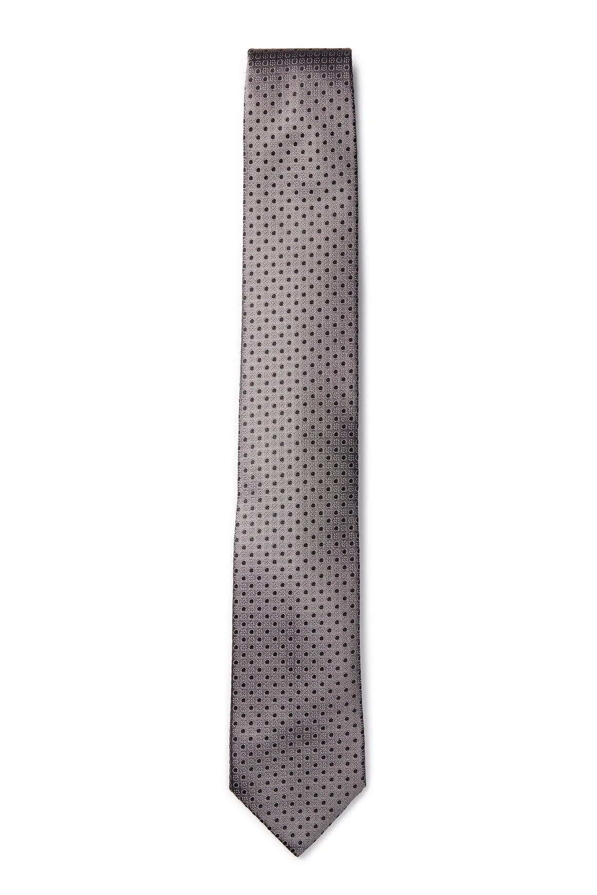 Miracles For Kids Exclusive Silk Jacquard Tie - Warm Grey