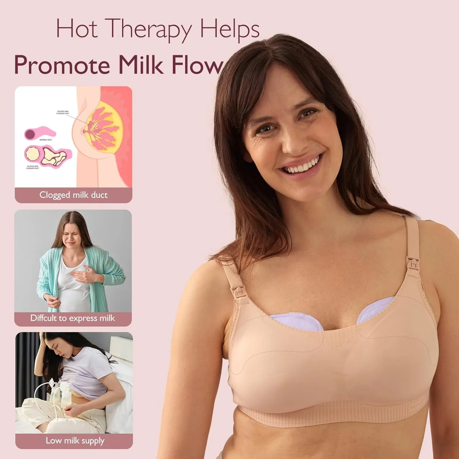 Momcozy Breast Steam Warm Compress Pad