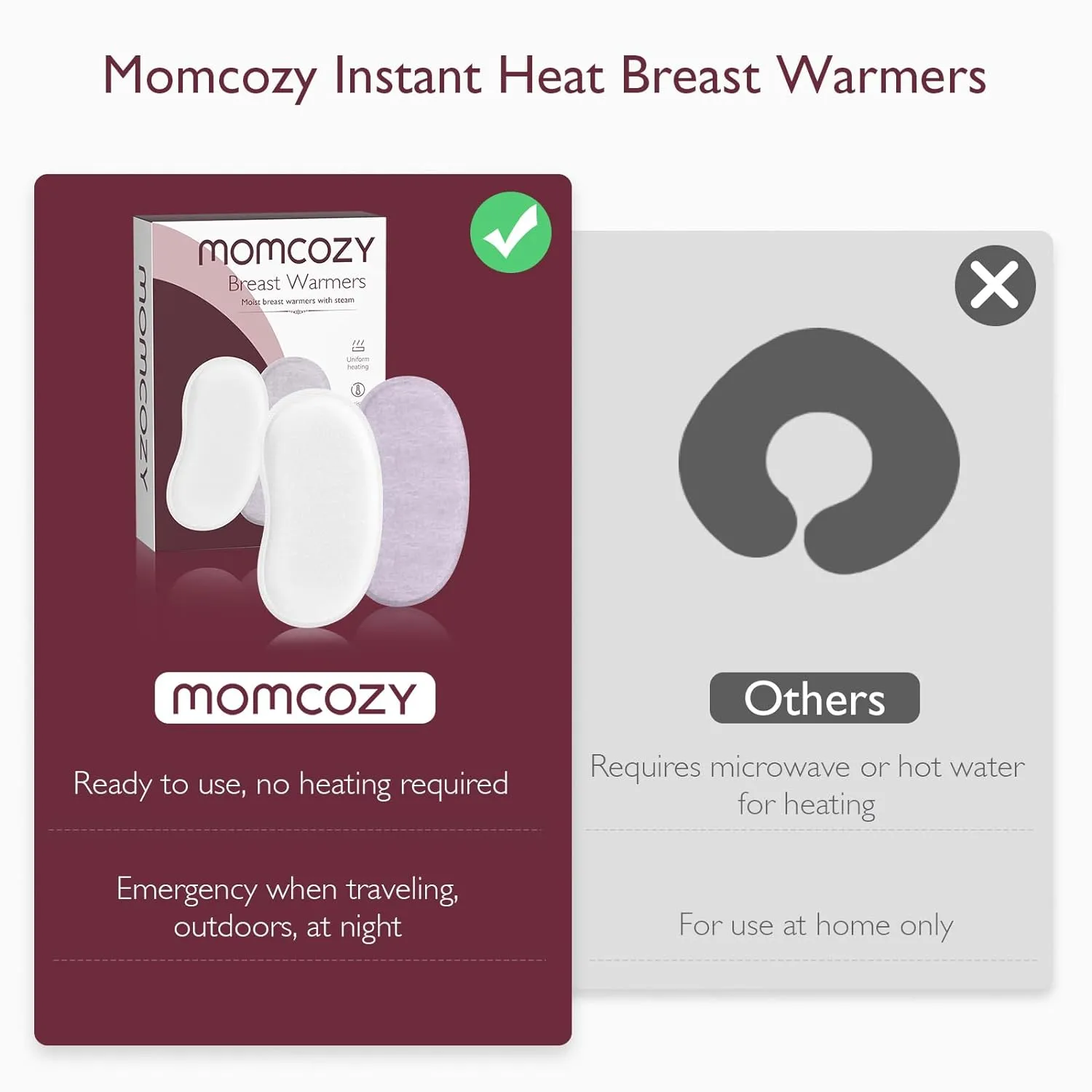 Momcozy Breast Steam Warm Compress Pad