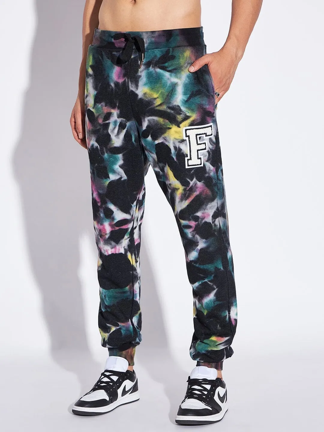 Multi Colour Tie and Dye Oversized Joggers