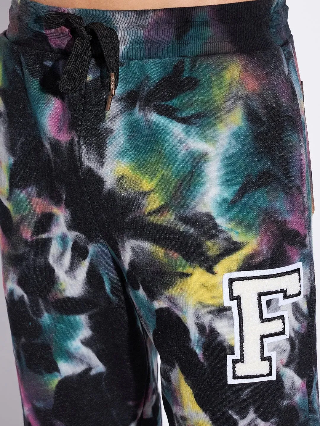 Multi Colour Tie and Dye Oversized Joggers