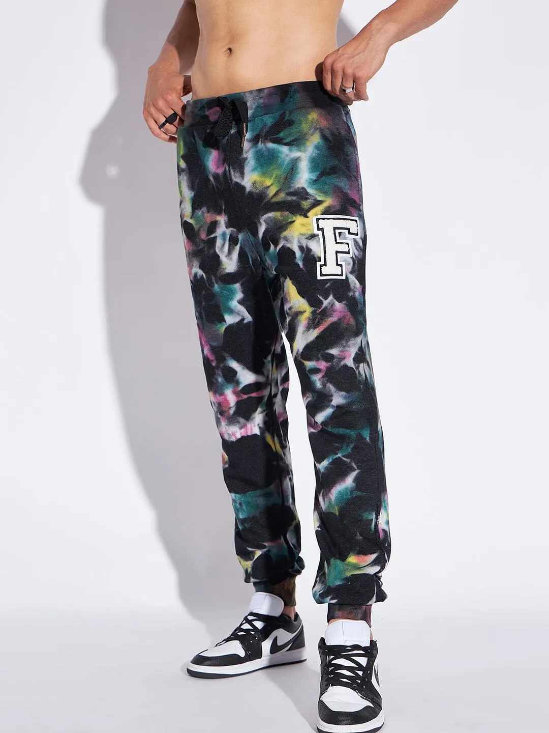 Multi Colour Tie and Dye Oversized Joggers