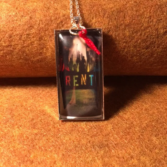 Necklace/famous Broadway play jewelry/Playbills and book jackets