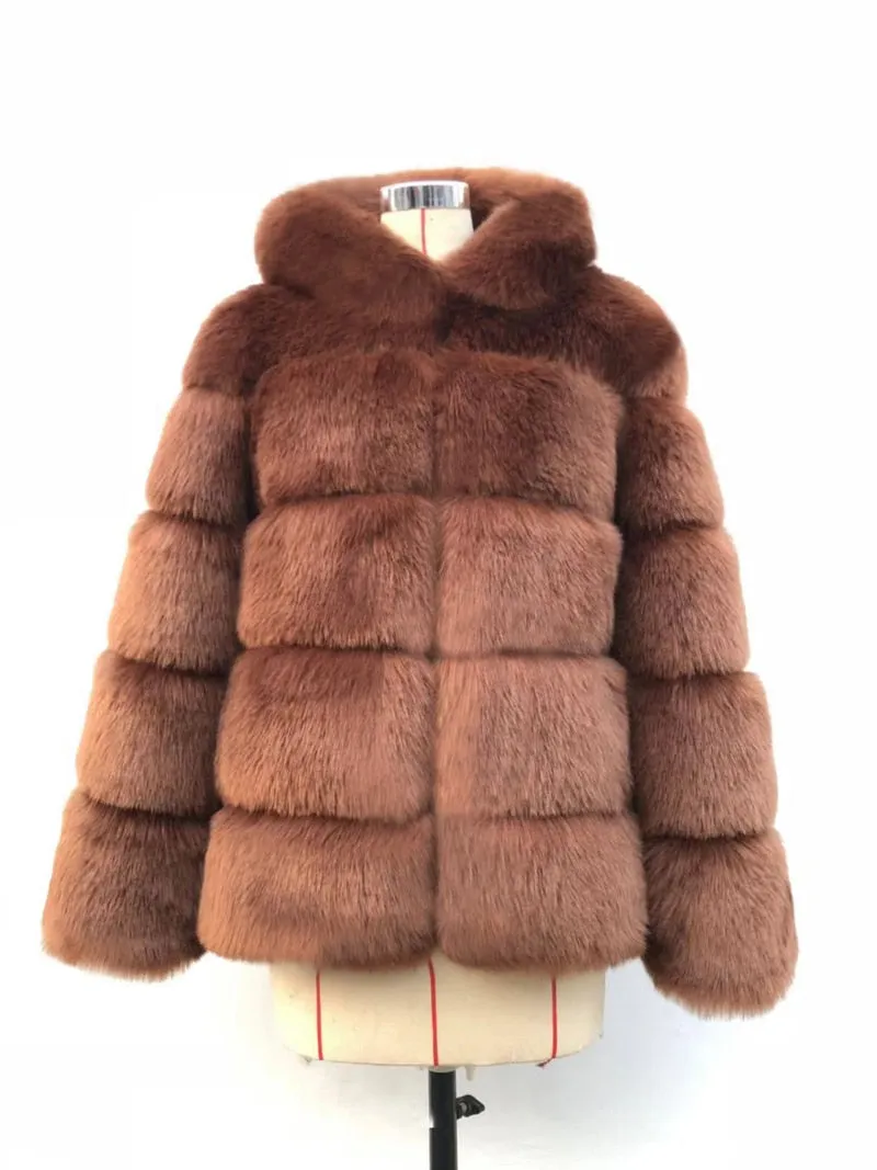 New Arrival Parkas Fashion Coats Women Winter Sweater Fur Collar Hood Warm Cotton Coat Women Clothes