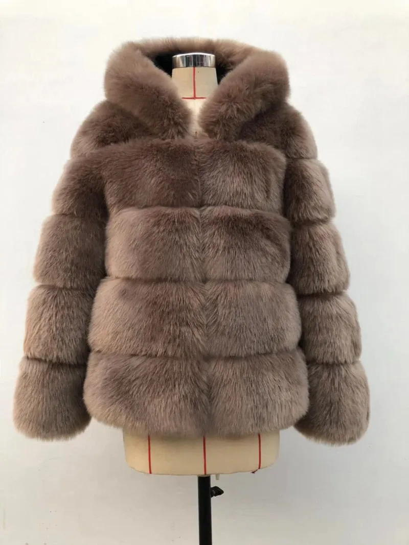 New Arrival Parkas Fashion Coats Women Winter Sweater Fur Collar Hood Warm Cotton Coat Women Clothes