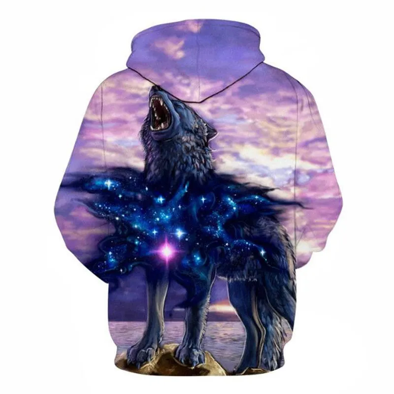 Night Wolf Hoodie