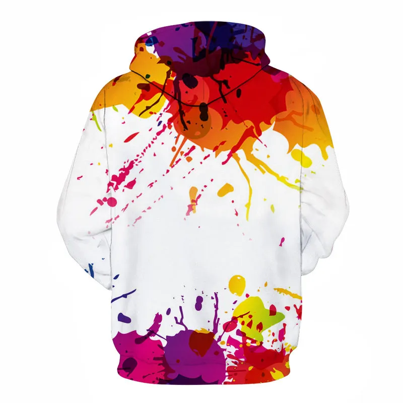 Paint Splash Art B Hoodie