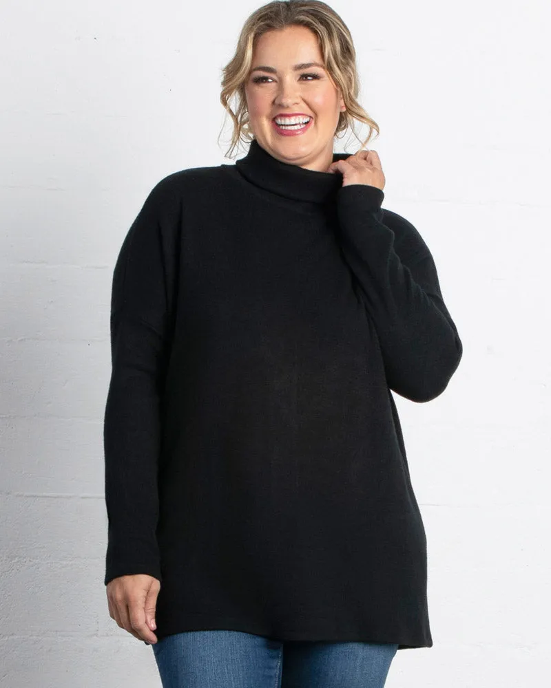 Paris Turtleneck Tunic Sweater