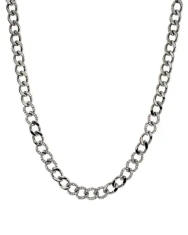 Pave CZ Chain Necklace