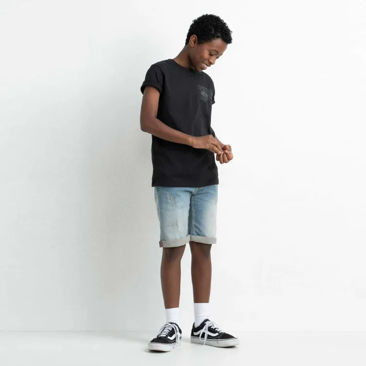 PT - Boys 'Ligth Stone' Blizzard Denim Shorts PL197