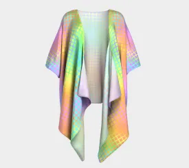 Rainbow Grid Kimono