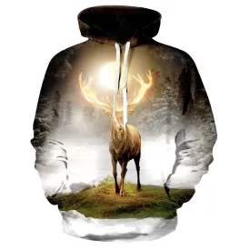 Reindeer Moon Hoodie