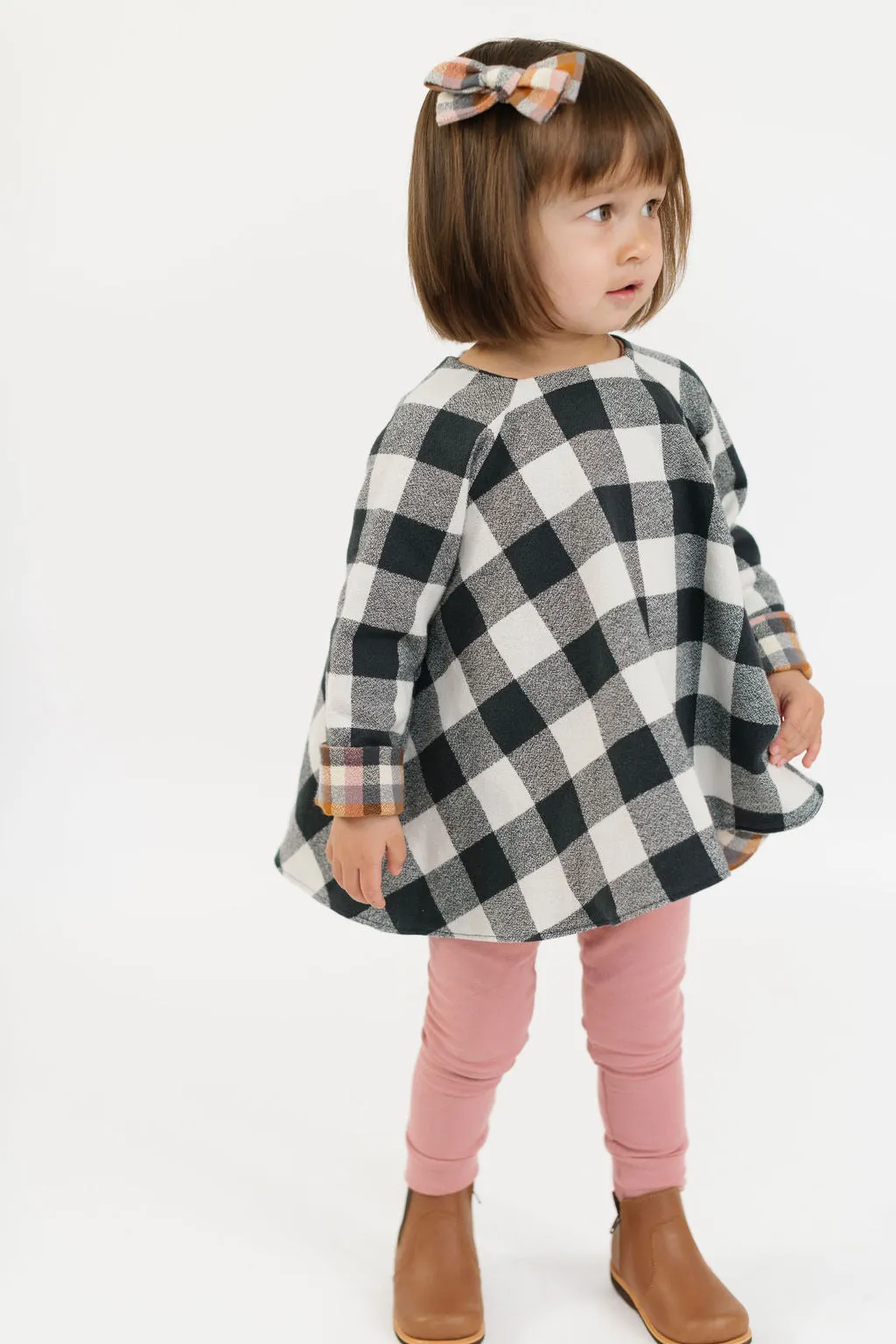 Reversible Swing Tunic in Nutmeg Pepper