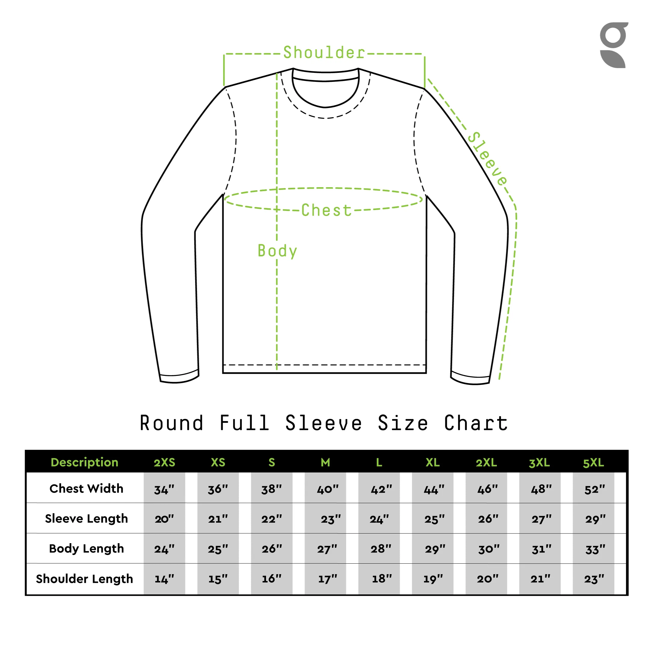 Round Neck Lavendar Full Sleeve