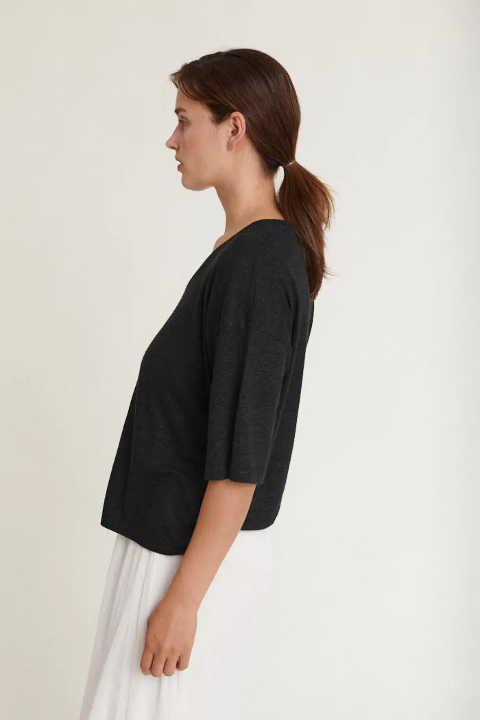 Ryda Oversized Tee - Black