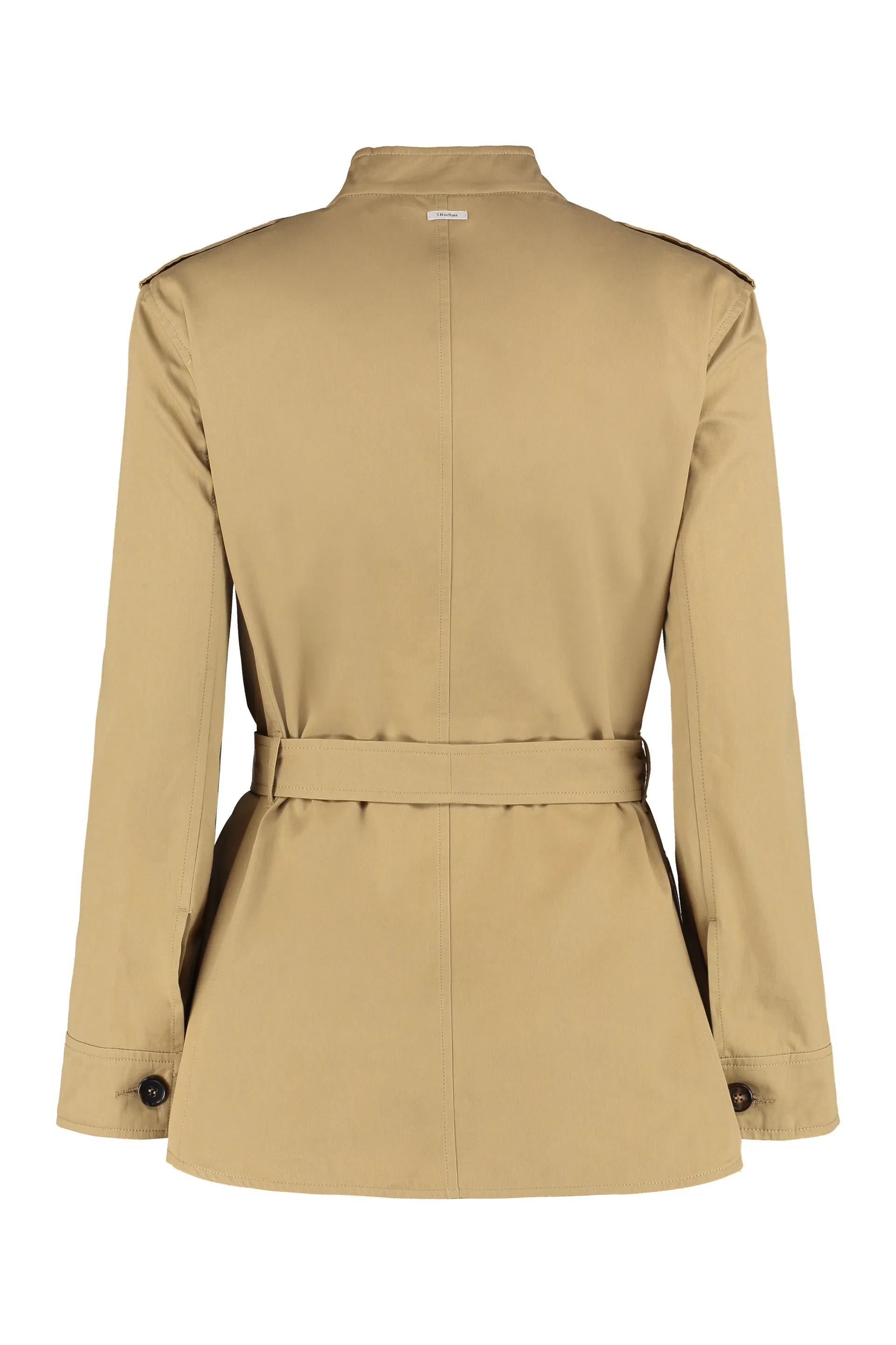 'S Max Mara Single-Breasted Belted Jacket