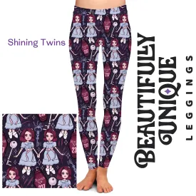 Shining Twins (Semi-Exclusive) - High-quality Handcrafted Vibrant Leggings