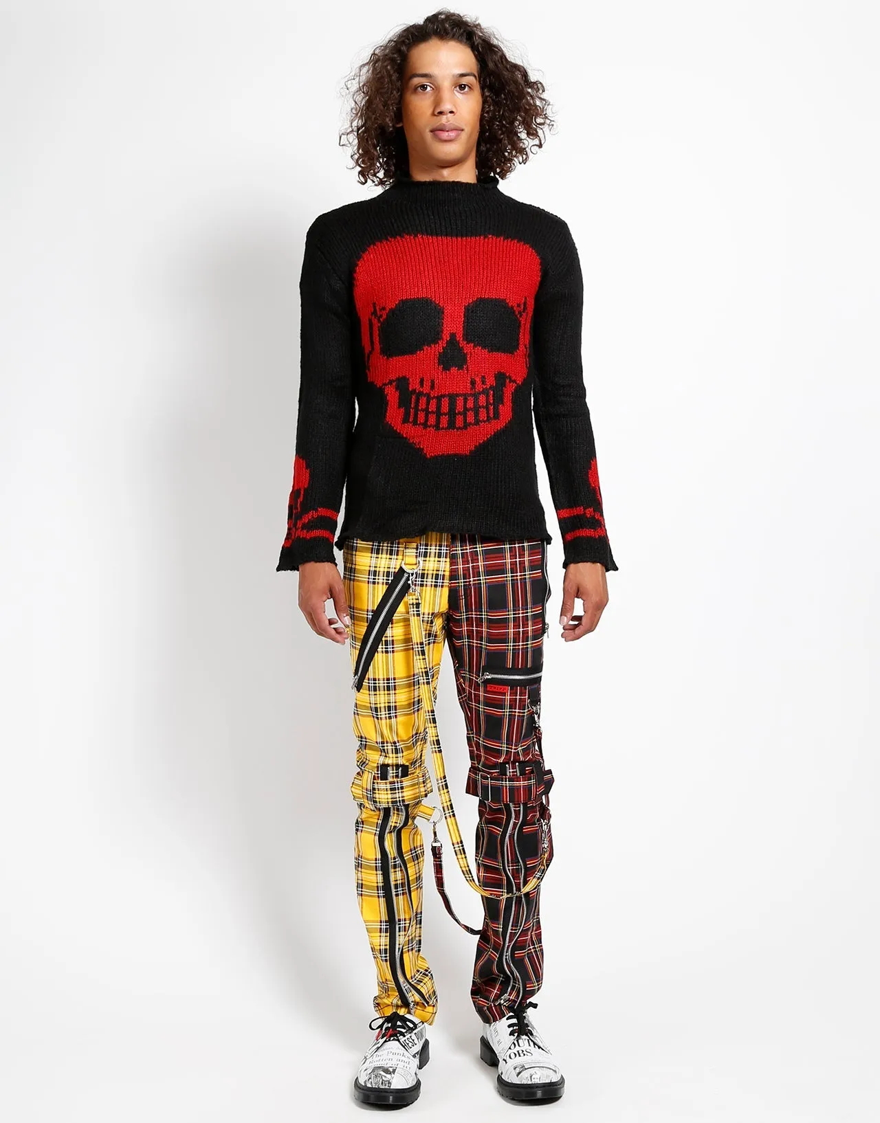 SKULL SWEATER RED SKULL