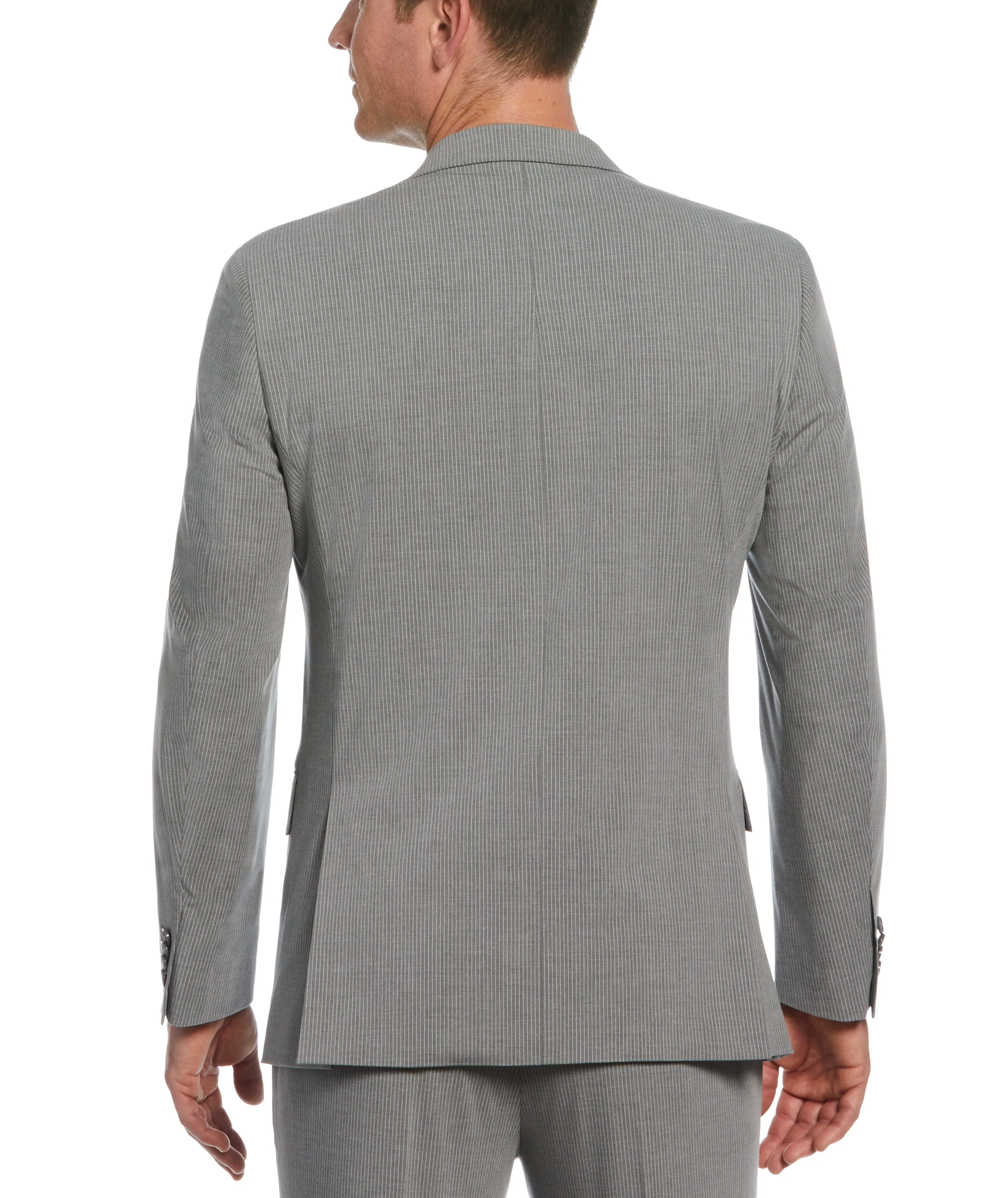 Slim Fit Pinstripe Suit Jacket