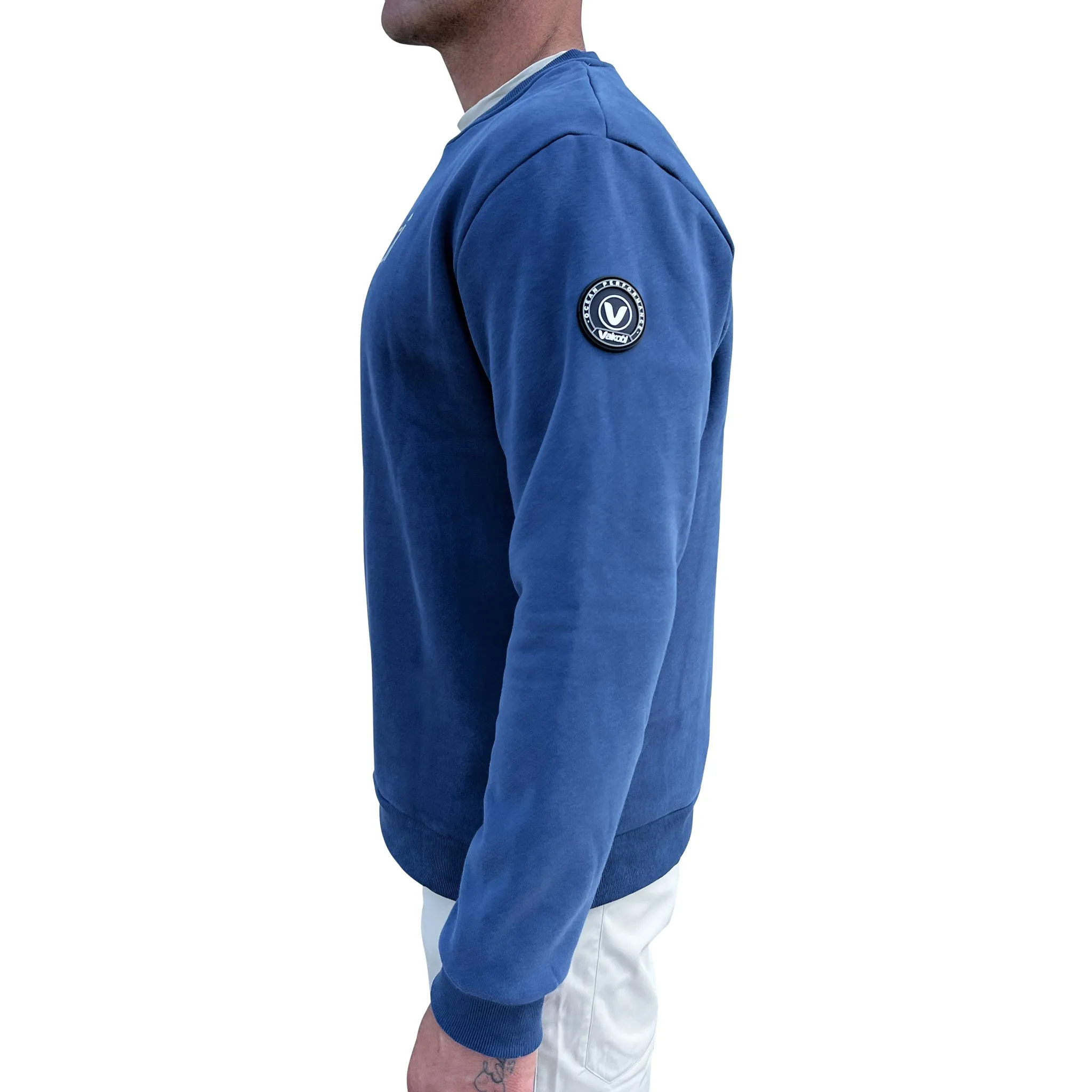 Sorrento Crew Neck Sweater - Vintage Blue