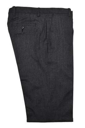 Stretch Worsted Wool Tic Weave<br>Flat Front<br>Regular Rise