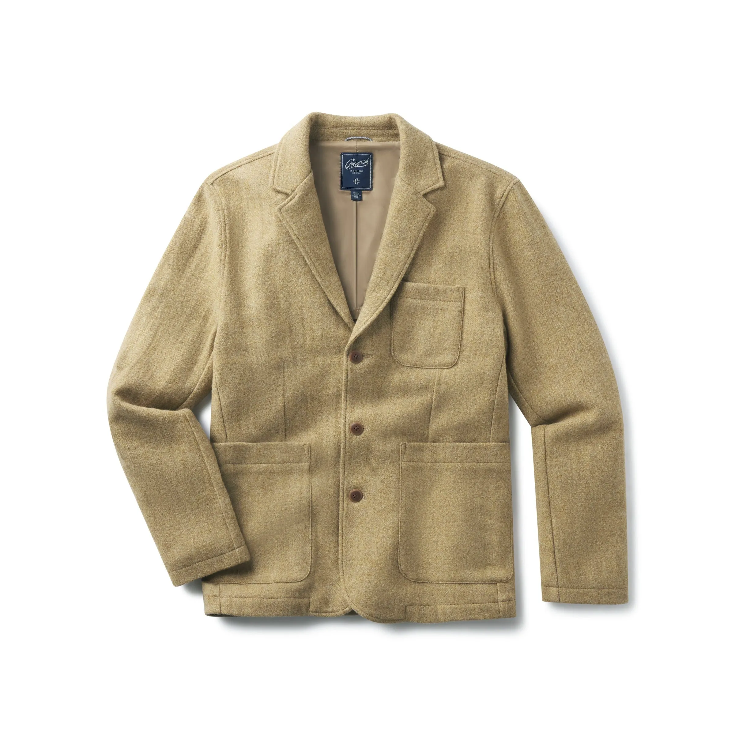 Swire Wool Blazer - Marled Dijon