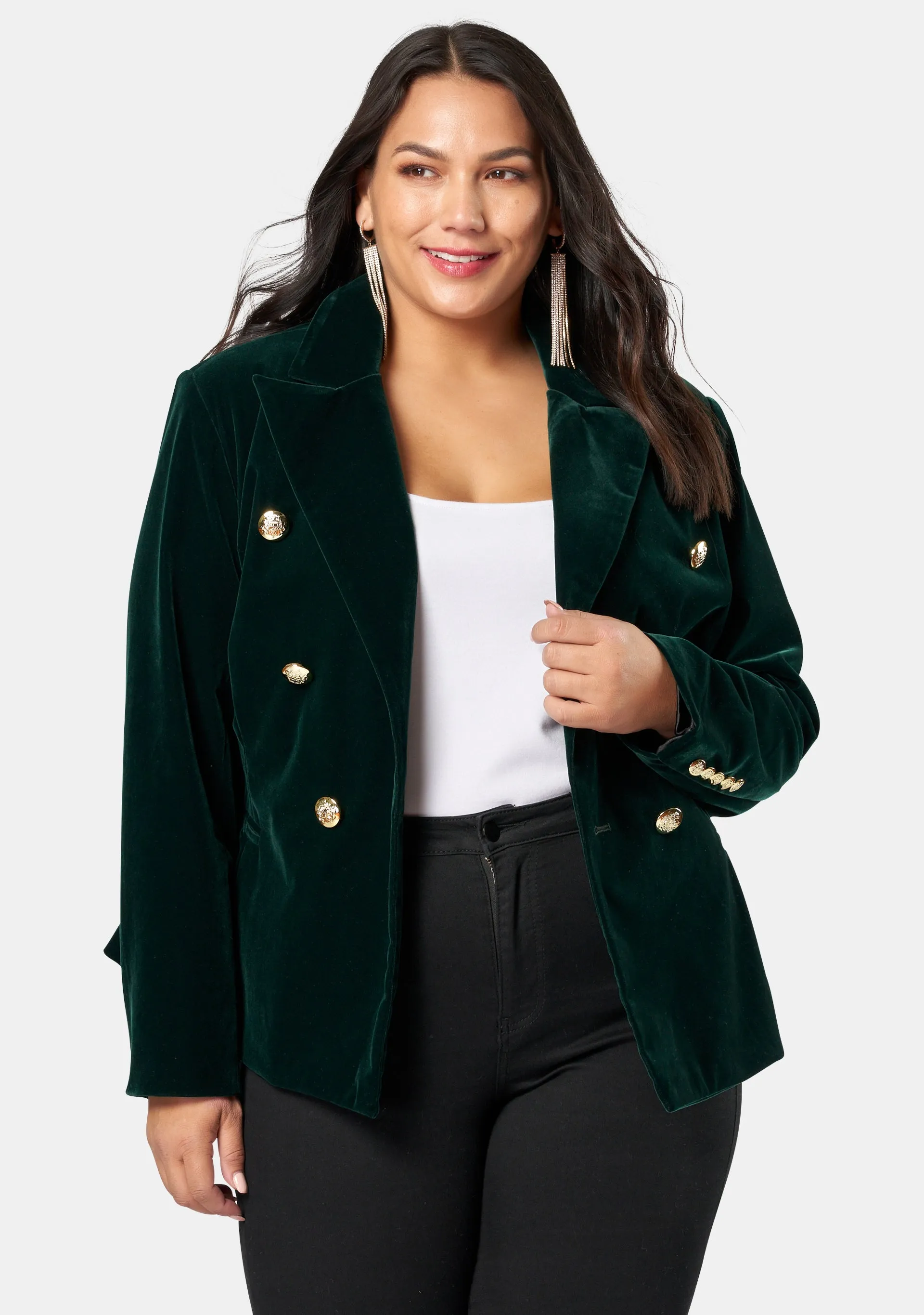 Take A Vow Velvet Blazer