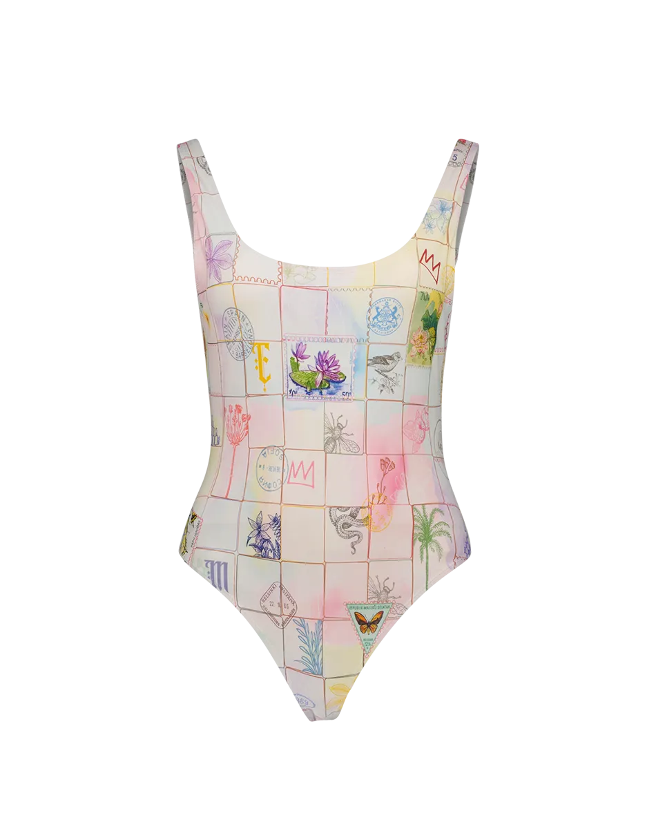 Tessa Heritage Printed Swimsuit