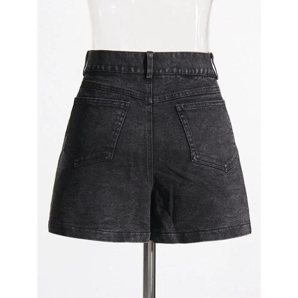 The Aussie High Waist Denim Shorts