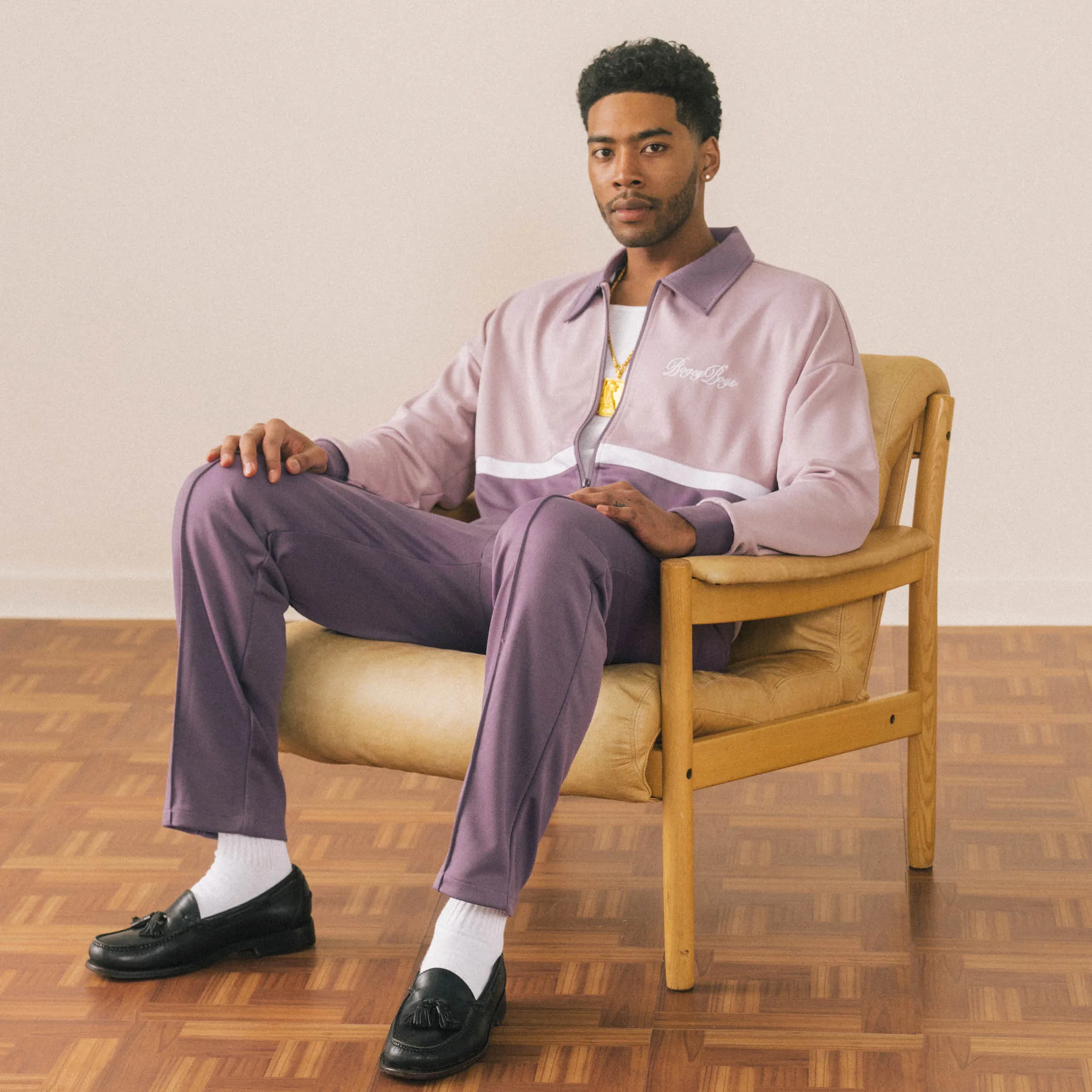 The Bogey Boys Tracksuit Jacket - Lavender