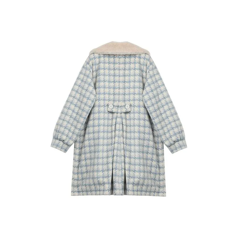 The Harper Long Tail Plaid Overcoat