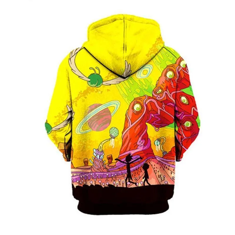 Unisex Planet Artwork Hoodie